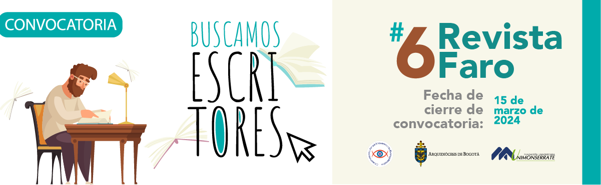 Convocatoria de autores Revista Faro