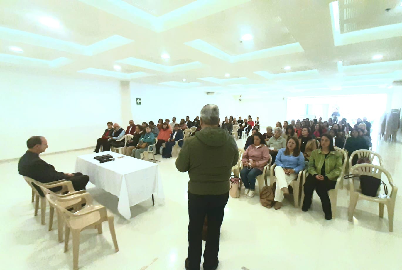 Encuentro de grupos Pastorales Arciprestazgo 1.5 de la Vicaría de la Inmaculada Concepción, en el marco de la visita pastoral del Monseñor Darío Álvarez Botero, Vicario Episcopal Territorial.