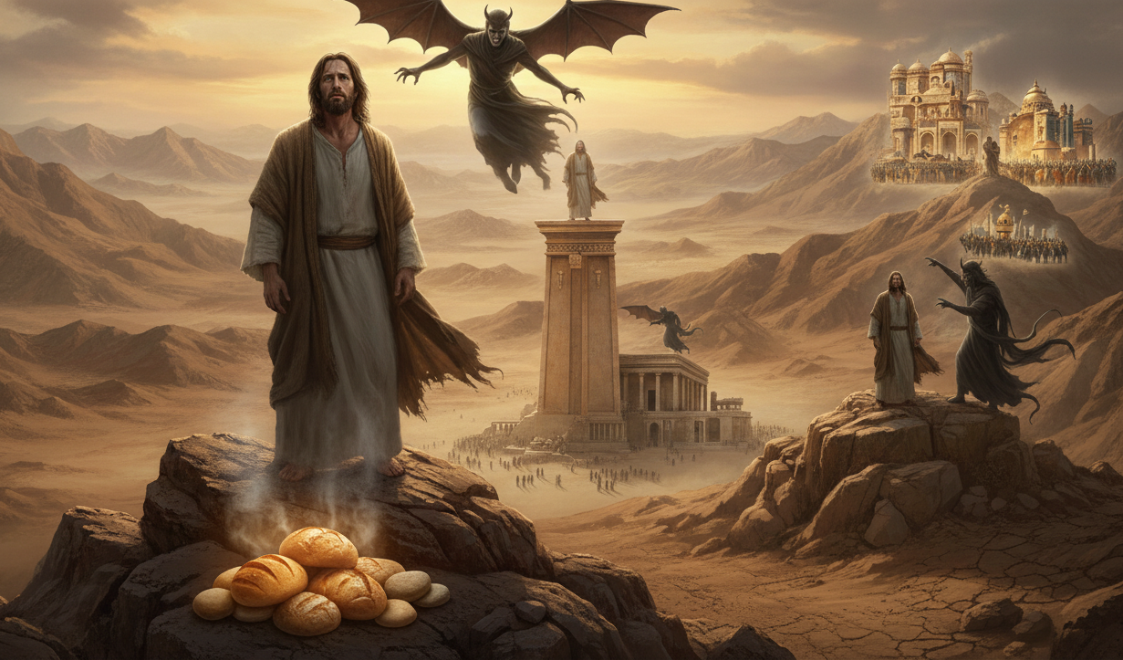 Las tentaciones de Jesús cuaresma