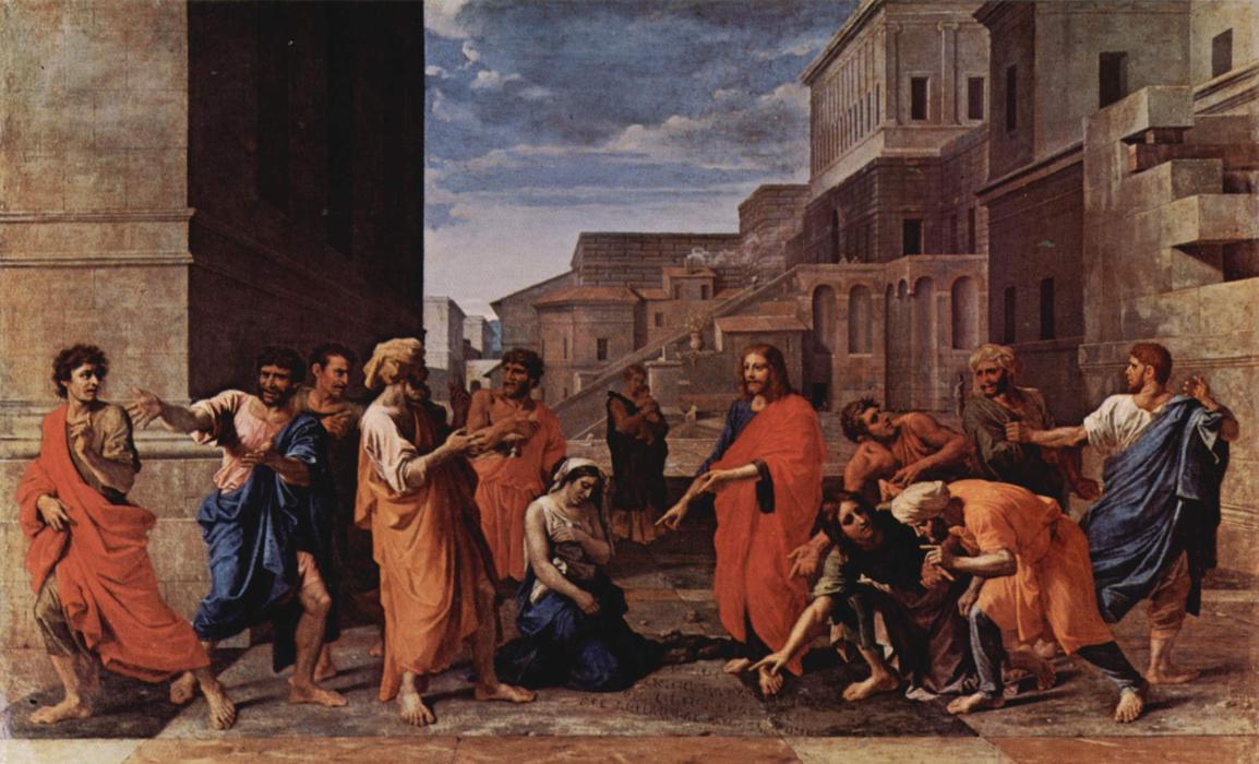 https://arquimedia.s3.amazonaws.com/1/santos-alga/nicolas-poussin-christ-and-the-adulteressjpg.JPG