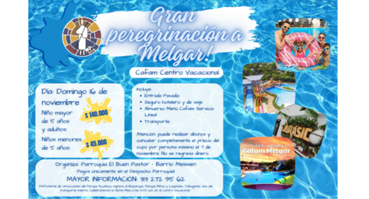 Peregrinación a Melgar - Cafam