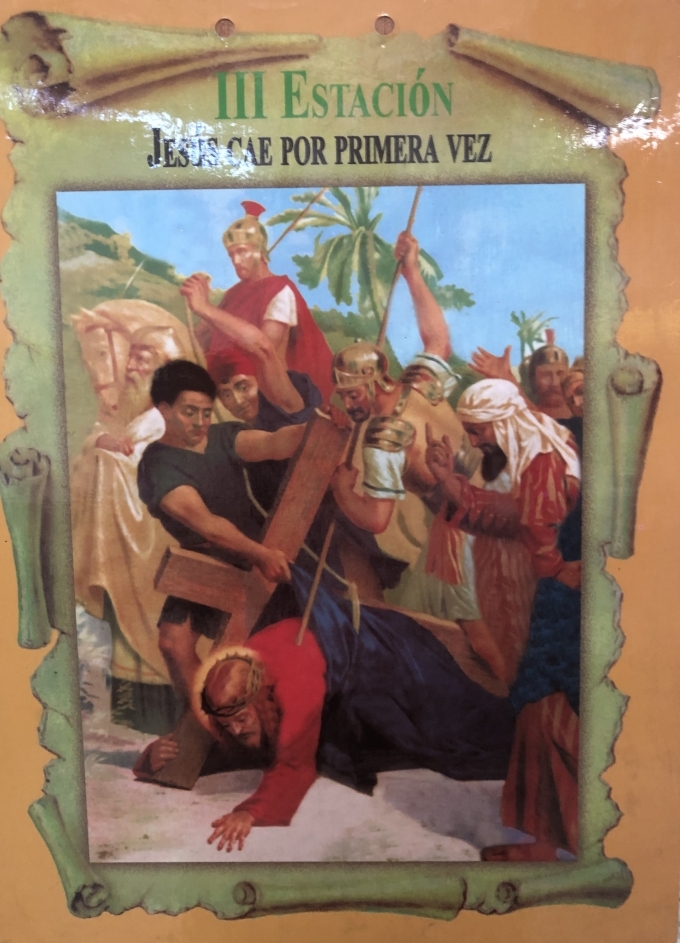 Viacrucis Santa María del Camino, Estación III