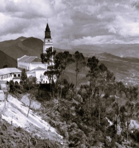 Santuario de Monserrate. S.F. Colección fotográfica, Archivo Histórico Arquidiocesano.